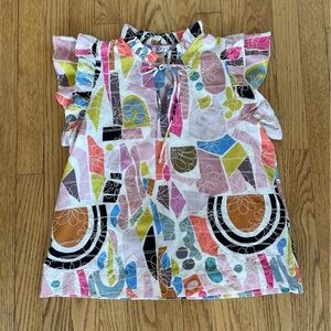 Joy Joy Colorful Geometric Dress